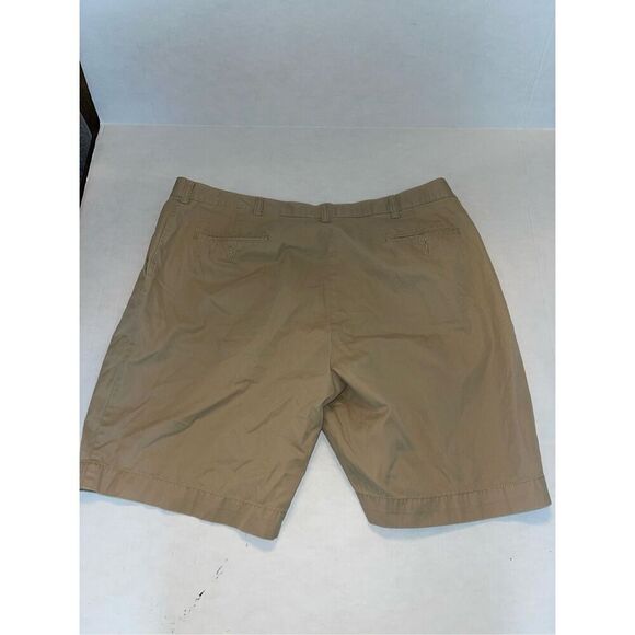 Polo Ralph Lauren Classic Khaki Shorts Mens Size 42W‎ Flat Front A19 - Picture 1 of 4